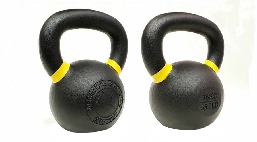 Morgan Powder Coated Kettlebell 3 Pieces Pack 8kg | 12kg | 16kg