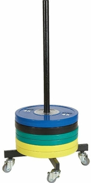 Morgan Bumper Plate Stacker with Wheels