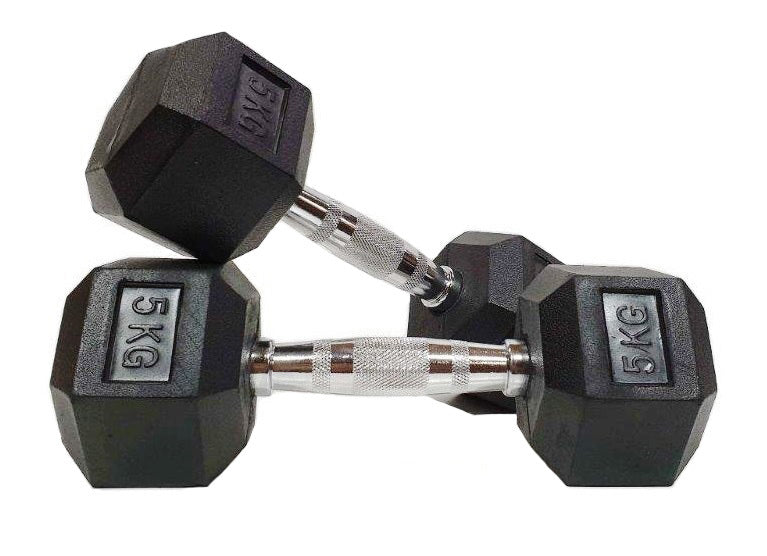 Morgan Rubber Hex 1-10KG (110KG Set)