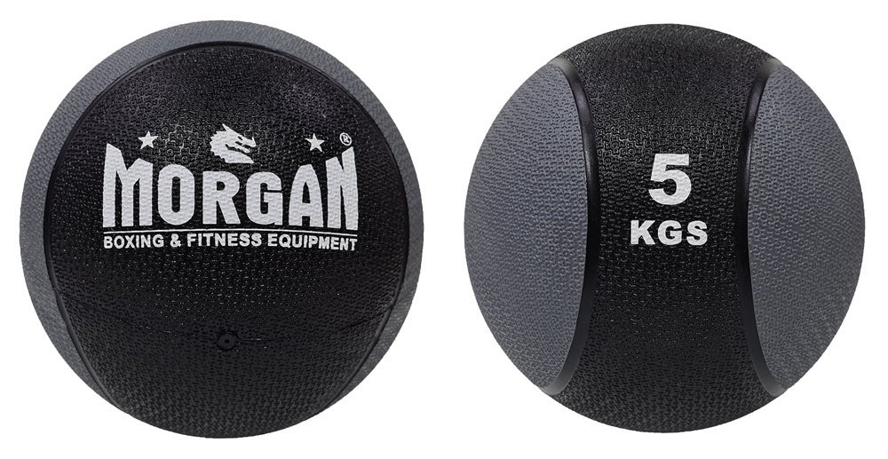 Morgan 2-Tone Commercial Rubber Medicine Ball Set of 5 (3 + 4 + 5 + 7 + 10kg)