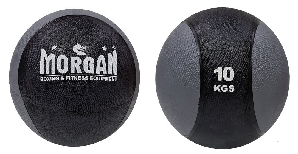 Morgan 2-Tone Commercial Rubber Medicine Ball Set of 5 (3 + 4 + 5 + 7 + 10kg)