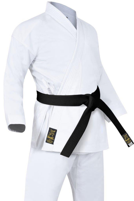 Morgan Yamasaki Gold Deluxe Brushed Canvas Karate Uniform