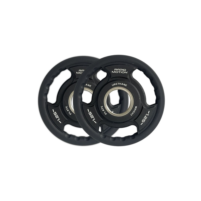 Morgan Rapid Motion Tri-Grip PU Olympic Plates (Pair) 1.25kg - 25kg