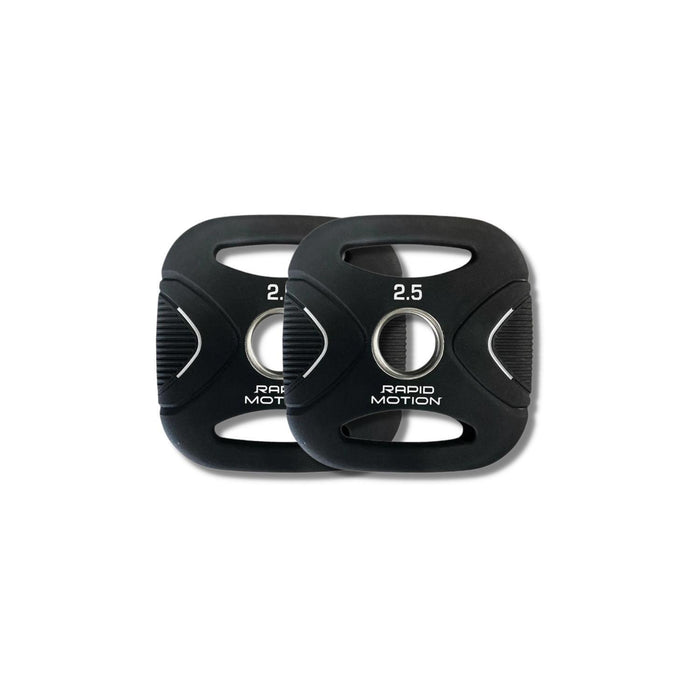 Morgan Rapid Motion PU Square Olympic Weight Plates (Pair) 2.5 - 20kg