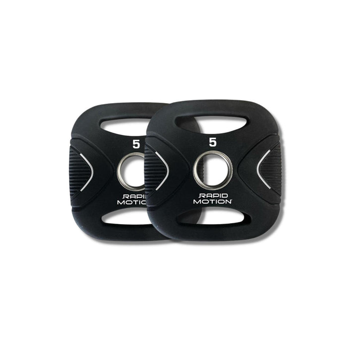 Morgan Rapid Motion PU Square Olympic Weight Plates (Pair) 2.5 - 20kg