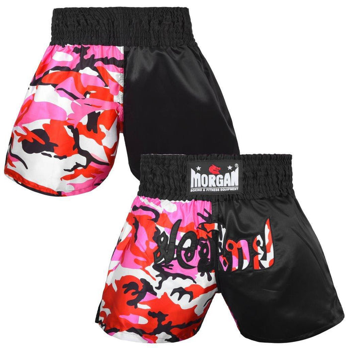 Morgan 50/50 Diabla Muay Thai Shorts - Pink